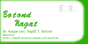 botond magat business card